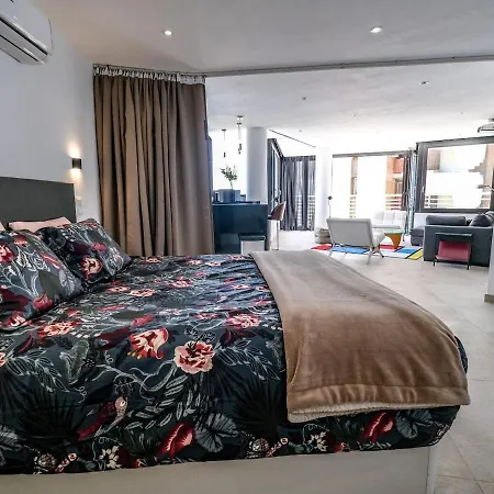 Los Manantiales, Loft Con Vistas Al Mar Y La Piscina En Appartement