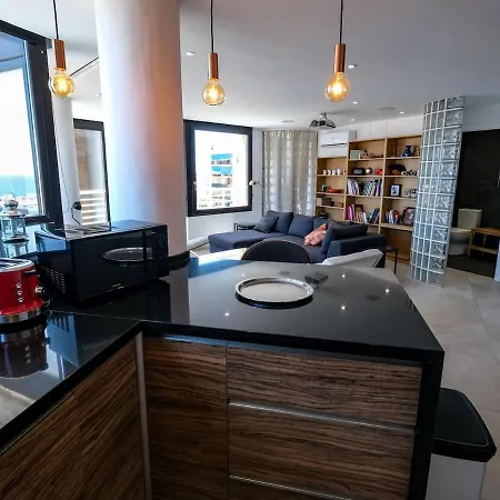 Los Manantiales, Loft Con Vistas Al Mar Y La Piscina En Appartement *